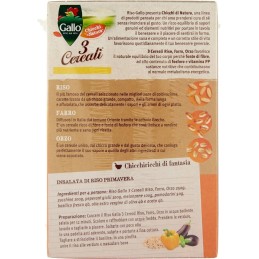 Gallo, 3 cereales, arroz espelta y cebada, 2x400 g