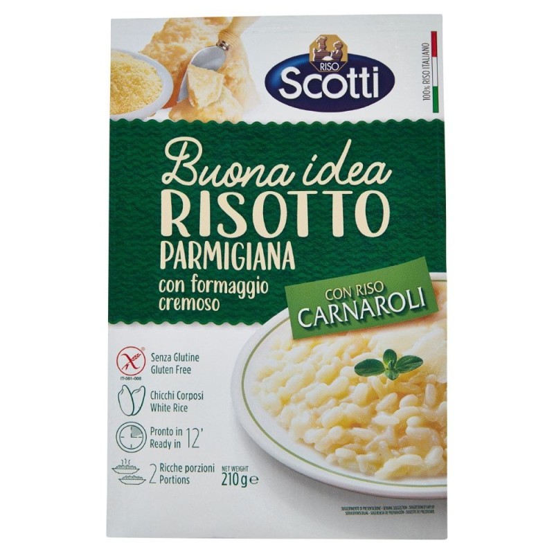 Riso Scotti, risotto parmigiana, 210 g