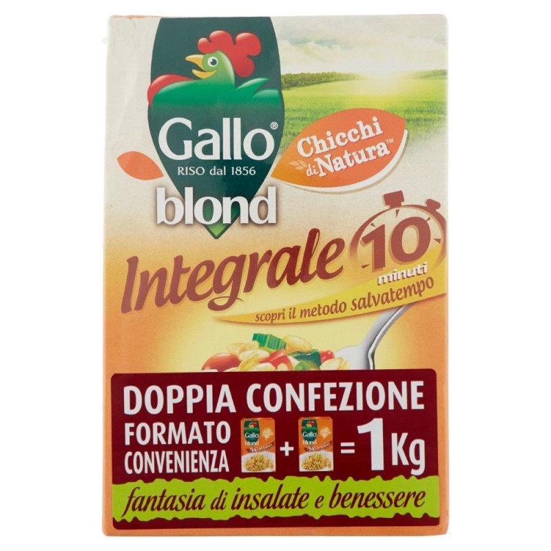 Gallo, Blond Chicchi and fantasia di Natura Integrale, 2x500 g - Buy online  