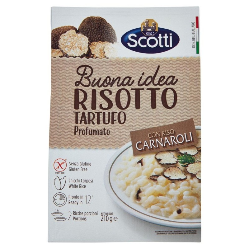 Arroz Scotti, risotto de trufa, 210 g