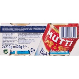 Mutti, chopped tomatoes in very fine pieces, 2x210 g