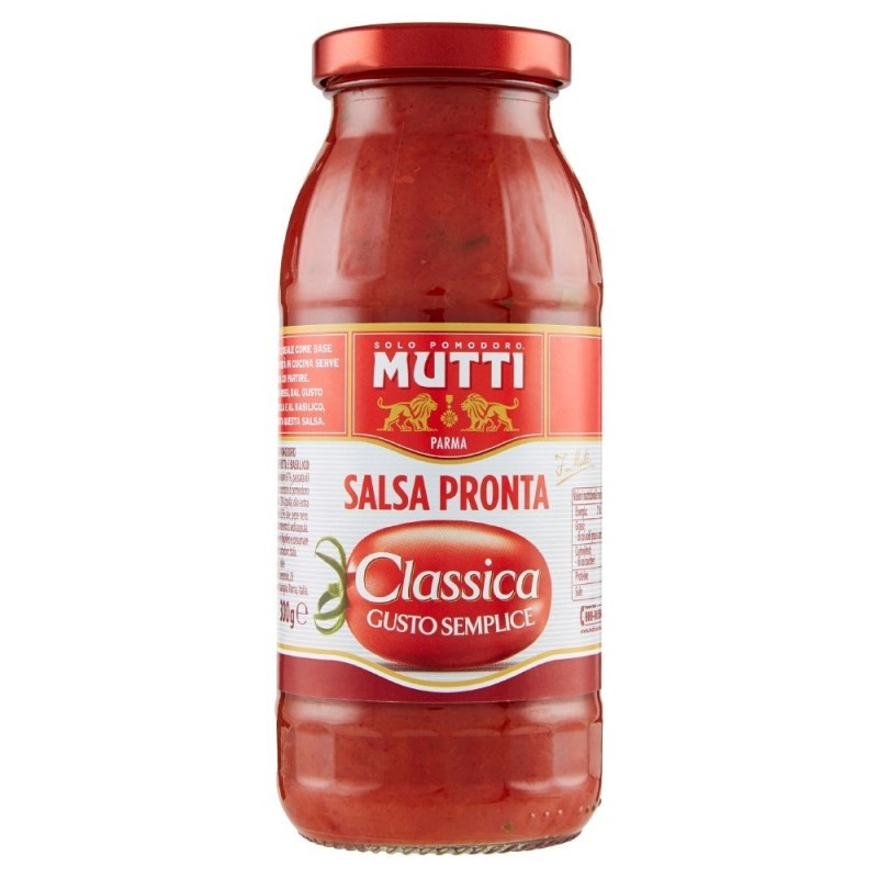 Mutti, salsa preparada clásica, 300 g