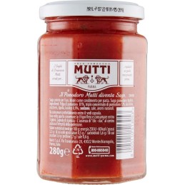 Mutti, einfache Sauce mit Basilikum, 280 g