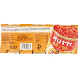 Mutti, Datterini-Fruchtfleisch in Stücken, 3x300 g