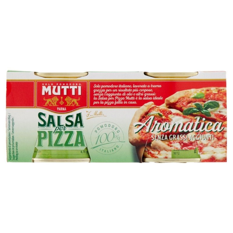 Mutti, aromatic sauce for Pizza, 2x210 g