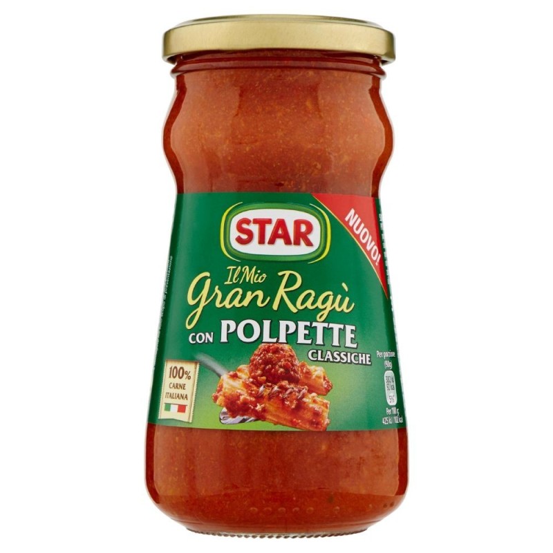 Star, Mon grand ragù aux boulettes de viande classiques, 360 g