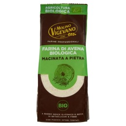 Molino Vigevano, Farine Professionali, farina di avena biologica, 300 g