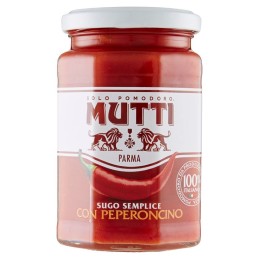 Mutti, einfache Sauce mit Chili, 280 g