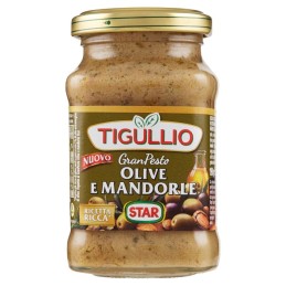 Estrella, aceitunas Tigullio GranPesto y almendras, 190 g