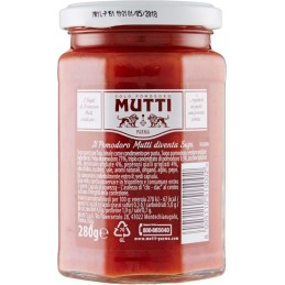 Mutti, Salsa simple con verduras a la plancha, 280 g