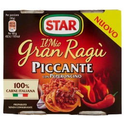 Star, My great spicy ragù with chilli, 2x180 g