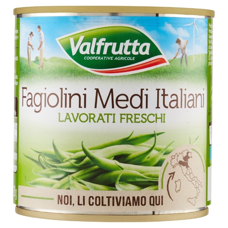 Valfrutta, fagiolini medi italiani, 400 g