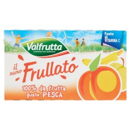 Valfrutta, il nuovo frullato gusto pesca, 3x125 ml