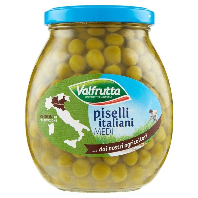 Valfrutta, mittelitalienische Erbsen, 360 g