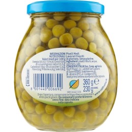 Valfrutta, medium Italian peas, 360 g