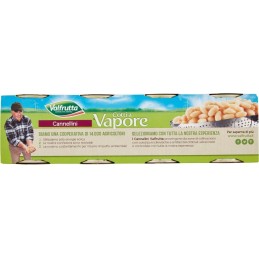 Valfrutta, judías cannellini al vapor, 4x150 g