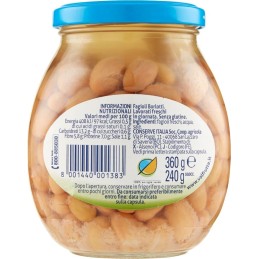 Valfrutta, fagioli borlotti italiani lavorati freschi, 360 g