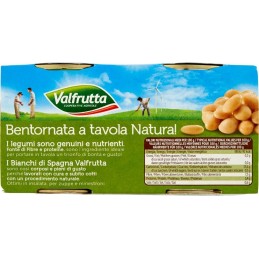 Valfrutta, fagioli bianchi di Spagna, 2x400 g