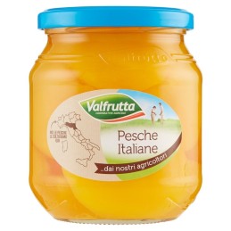 Valfrutta, italienische Pfirsiche in Sirup, 570 g