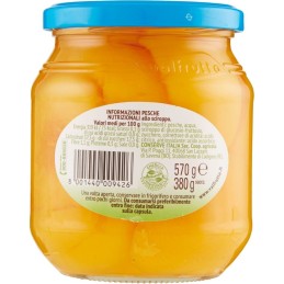 Valfrutta, italienische Pfirsiche in Sirup, 570 g