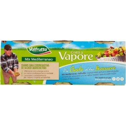 Valfrutta, Mezcla mediterránea al vapor, 3x150 g