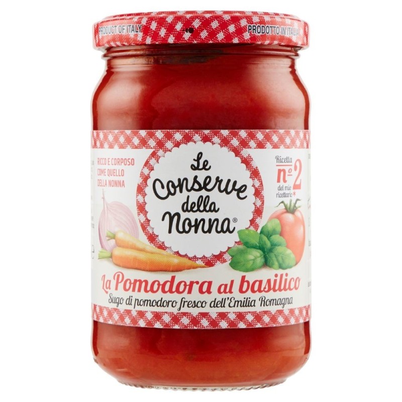 Conserves de grand-mère, sauce au basilic, 280 g