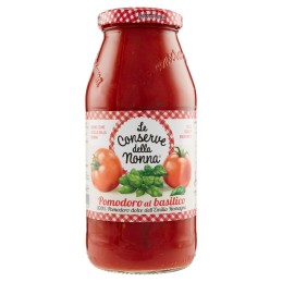 Le Conserve della Nonna, salsa de tomate con albahaca, 500 g