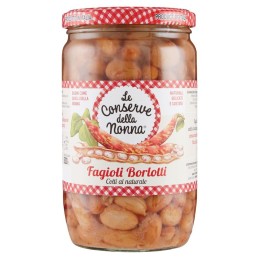 Le Conserve della Nonna, fagioli borlotti, 680 g