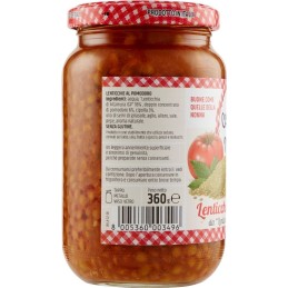 Grandma's preserves, lentils with tomato, 360 g