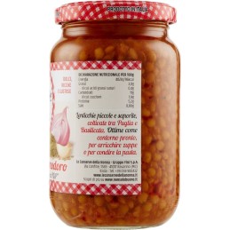 Grandma's preserves, lentils with tomato, 360 g