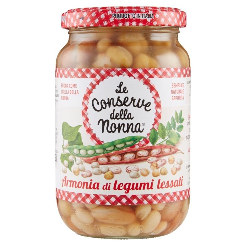 Grandma's preserves, harmony of boiled legumes, 360 g