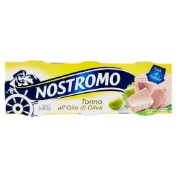 Nostromo, thon à l'huile d'olive, 3x80 g