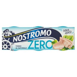 Nostromo, Atún natural Zero, 3x65 g