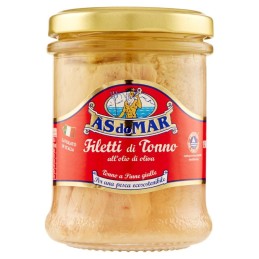 AsDoMar, filetti di tonno all'olio di oliva, 190 g