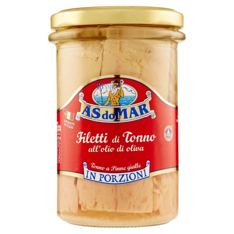 AsDoMar, filets de thon à l'huile d'olive, 250 g