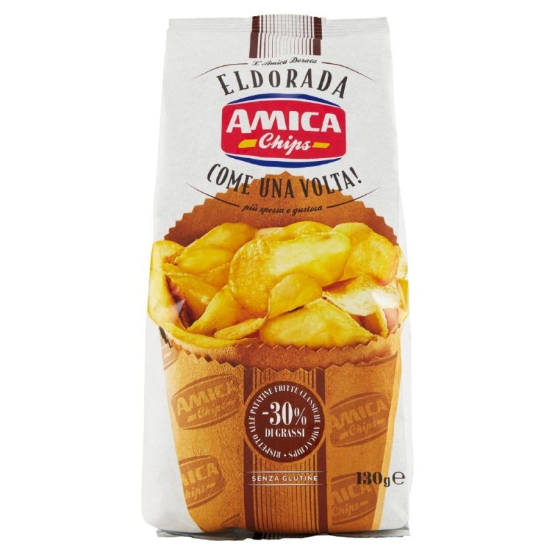 Amica Chips, Eldorada la tradizionale patatine, 130 g