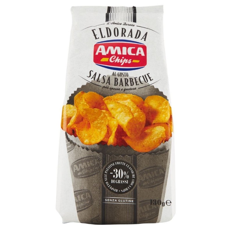 Chips Amica, Eldorada avec sauce barbecue, 130 g