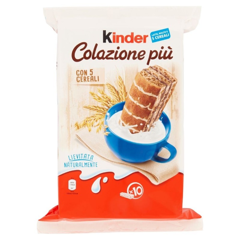 Kinder, Colazione più 10 pezzi, 290 g