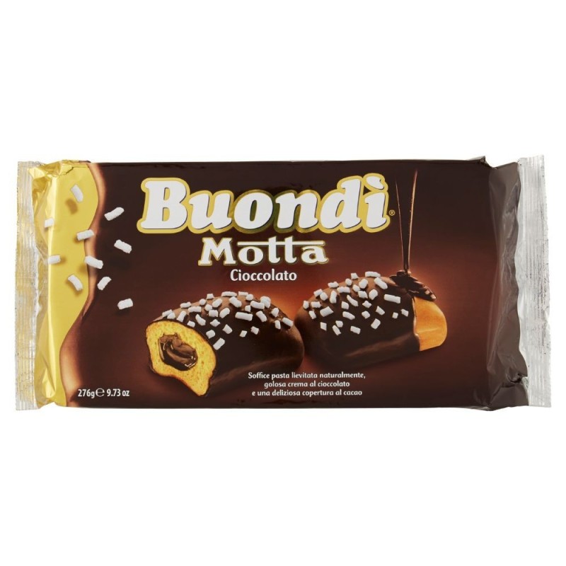 Motta, Buondì with chocolate 6 pieces, 276 g