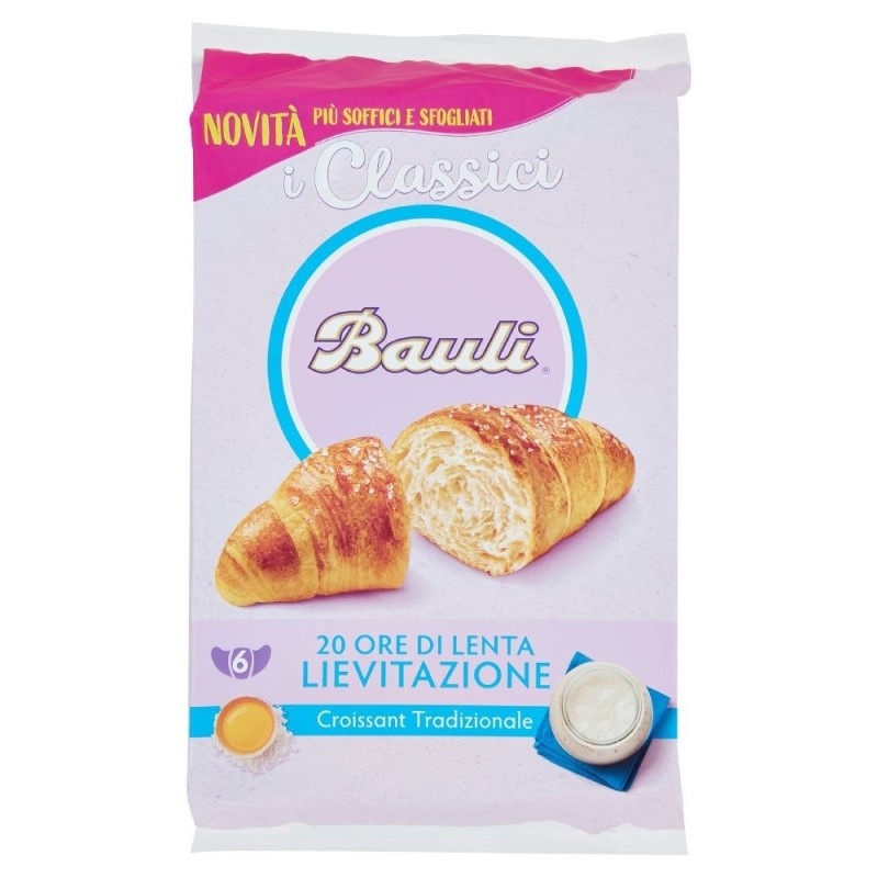 Bauli, Croissant Classique 6 pièces, 240 g