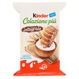 Kinder, Colazione più con farina integrale 10 pezzi, 290 g