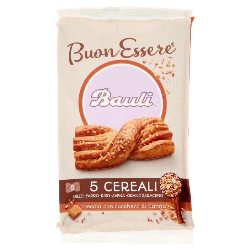 Bauli, Treccia 5 Cereali 5 pezzi, 210 g