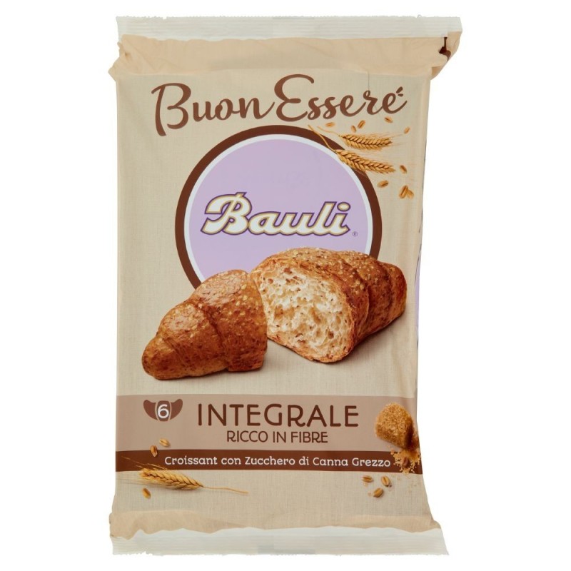 Bauli, 6-teiliges Vollkorn-Croissant, 222 g