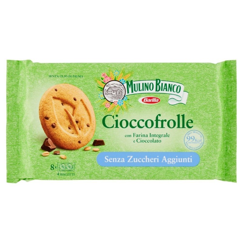 Mulino Bianco, Cioccofrolle mit Vollkornmehl und Schokolade, 200 g