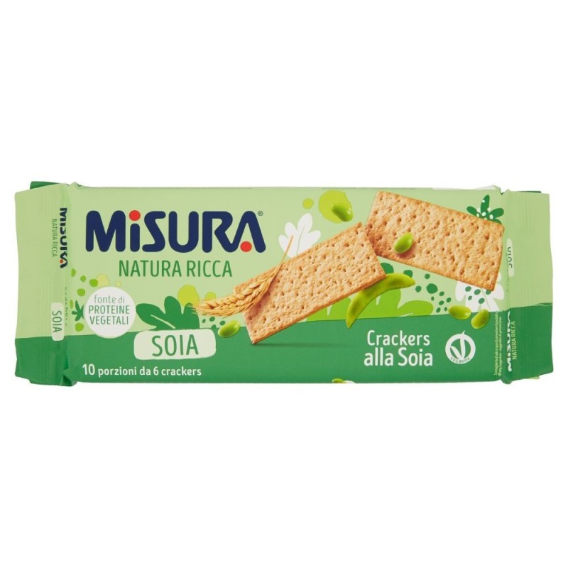 Misura, Natura Ricca, Soia crackers, 400 g