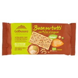 Galbusera, Buonpertutti, Cracker mit Hülsenfrüchtemehl, 240 g