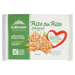 Galbusera, RisosuRiso, crackers complets au riz soufflé, 380 g