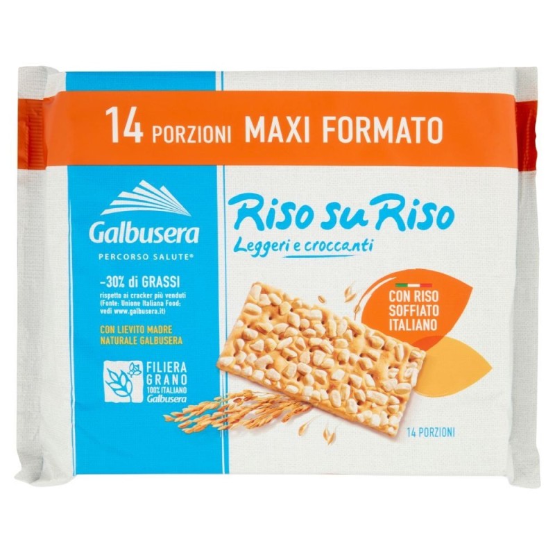 Galbusera, RisosuRiso cracker with puffed rice 530 g