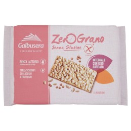 Galbusera, ZeroGrano, crackers complets avec riz soufflé, 360 g