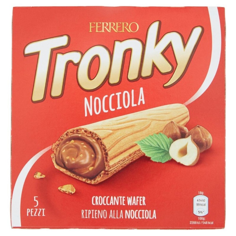 Ferrero, Tronky avellana, 5x18 g